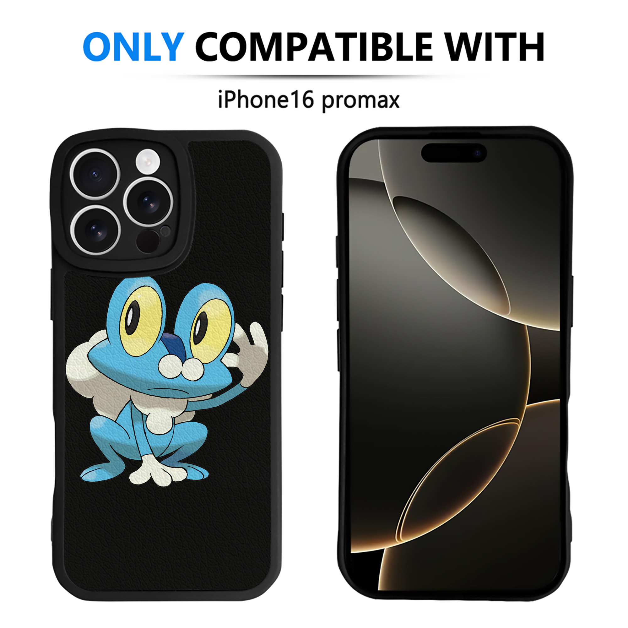 （画像用） ポケットモンスター Pokémon 【iPhone 16シリーズ対応】シリコンスマホケース（レザー調） 材質：シリコン